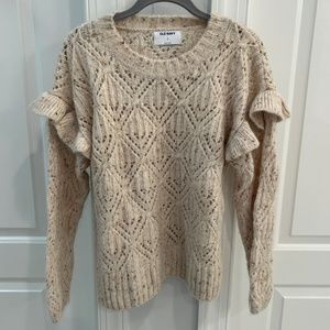 Old Navy Flutter Sleeve Sweater